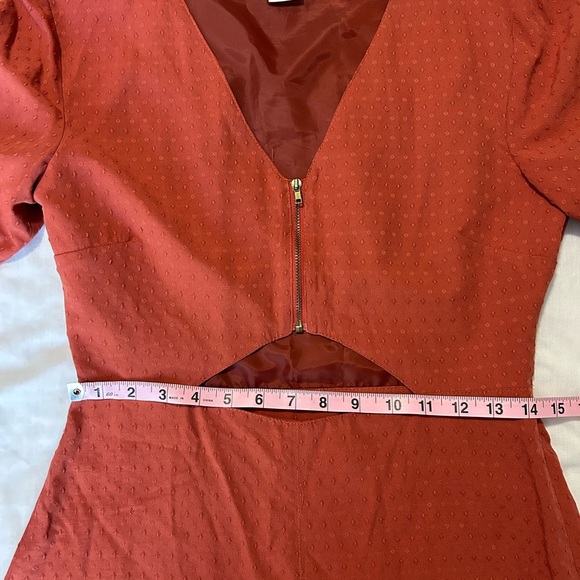 NEW Cooperative Cut Out Long Sleeved Shorts Romper - Picture 3 of 8